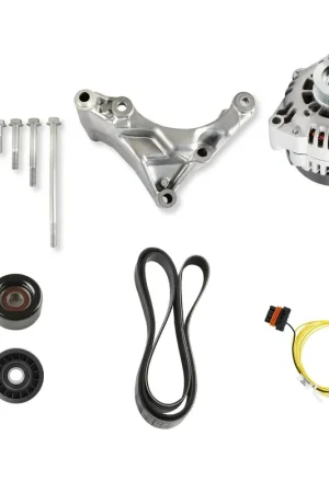 Holley Ford 7.3L Godzilla Alternator and Bracket Kit Fits 2020 & Up Ford 7.3-liter Godzilla Engine with 105-amp Alternator Grab Now