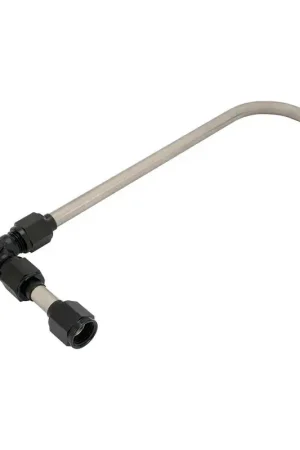 Proflow Fuel Line 3/8 Stainless Steel Tube Black Fittings Suits Holley 4150 9-5/16 AN6 Inlet 1/8 NPT Gauge Port With Plug Bargain