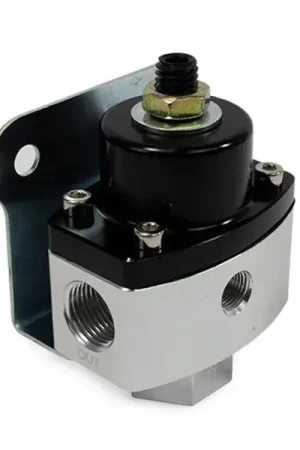 Free Delivery Proflow Fuel Pressure Regulator Carby Economy Billet Black/Silver -3/8in NPT 2 Port Adjustable 5-12 PSI