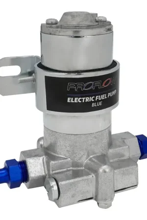 Discount Proflow Fuel Pump Electric Rotor Vane Blue 110GPH Cast Aluminium 3/8in NPT 14 PSI Universal Kit