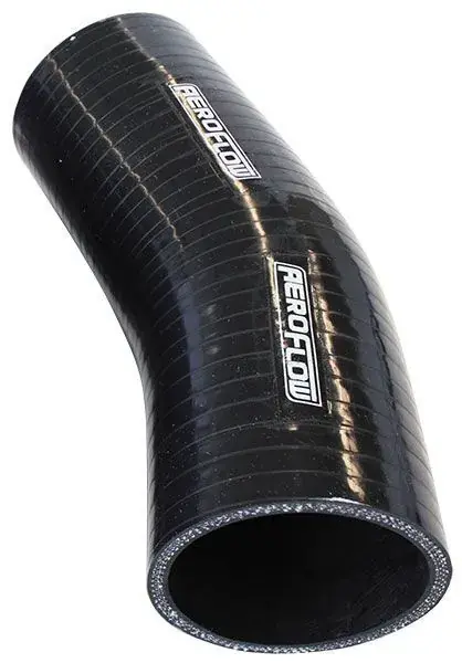 Aeroflow Gloss Black 23° Silicone Elbow Hose 3-1/8" 79mm I.D Authentic