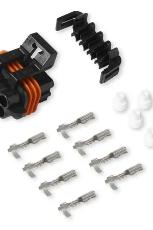 Holley EFI Input/Output Connector METRIPACK, 8 CAVITY, FEMALE, BLACK Today Only