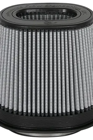 aFe Magnum FLOW Pro DRY S Air Filter - 7 x 4.75" Flange, 9 x 7" Inv Base, 7.25 x 5" Inv Top, 8" Height Latest