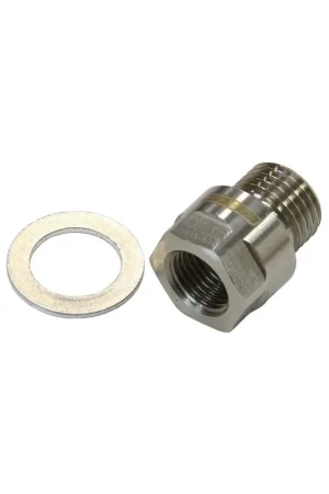 Premium Aeroflow Metric Pipe Reducer M12 x 1.25mm to Female 3mm NPT - Stainless