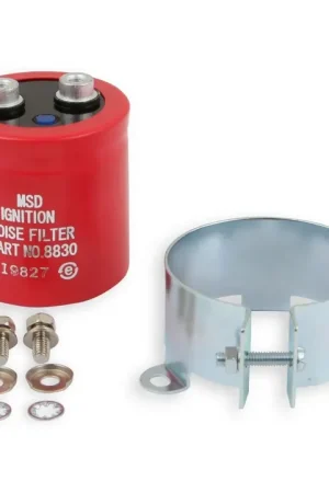 MSD Noise Capacitor, 26 Kufd Filters away EMI that is caused by power cables and prevents damage from voltage and current surges. Authentic
