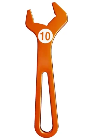 Editor’s Pick Deatschwerks Orange Anodized T6061 Aluminum Hose End Wrench - 10AN