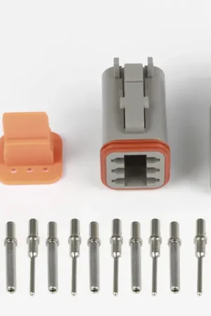Deal Haltech Plug and Pins Only - Matching Set of Deutsch DT-2 Connectors DT06-2S + DT04-2P - 13 Amp