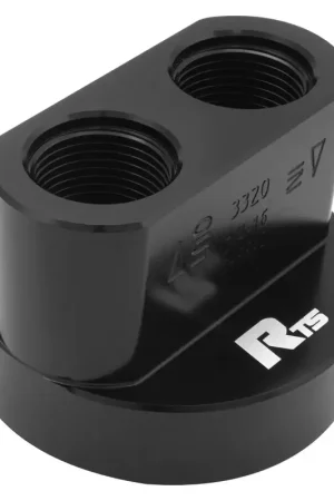 Don’t Miss Out RTS RTS Oil Filter Bypass Adapter Spin-On For Ford & Chrysler 3/4''-16 AN12 ORB Ports Billet Aluminium Black