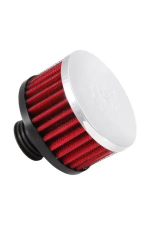 Exclusive K&N Filters Rubber Base Crank Case Vent Filter - 0.5" ID x 3" OD x 1.75" H