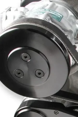 Flash Sale Holley SD7 Compressor Pulley Cover Black A/C Pulley Cover