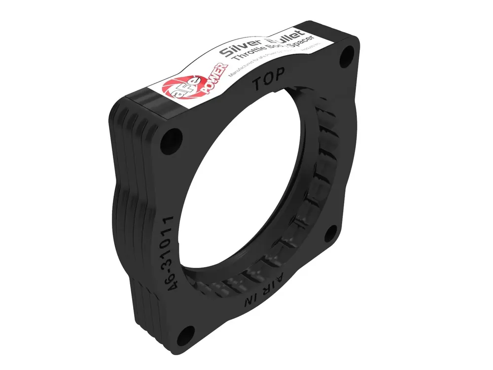 Best Choice aFe Silver Bullet Throttle Body Spacer - Black (328i 07-13)