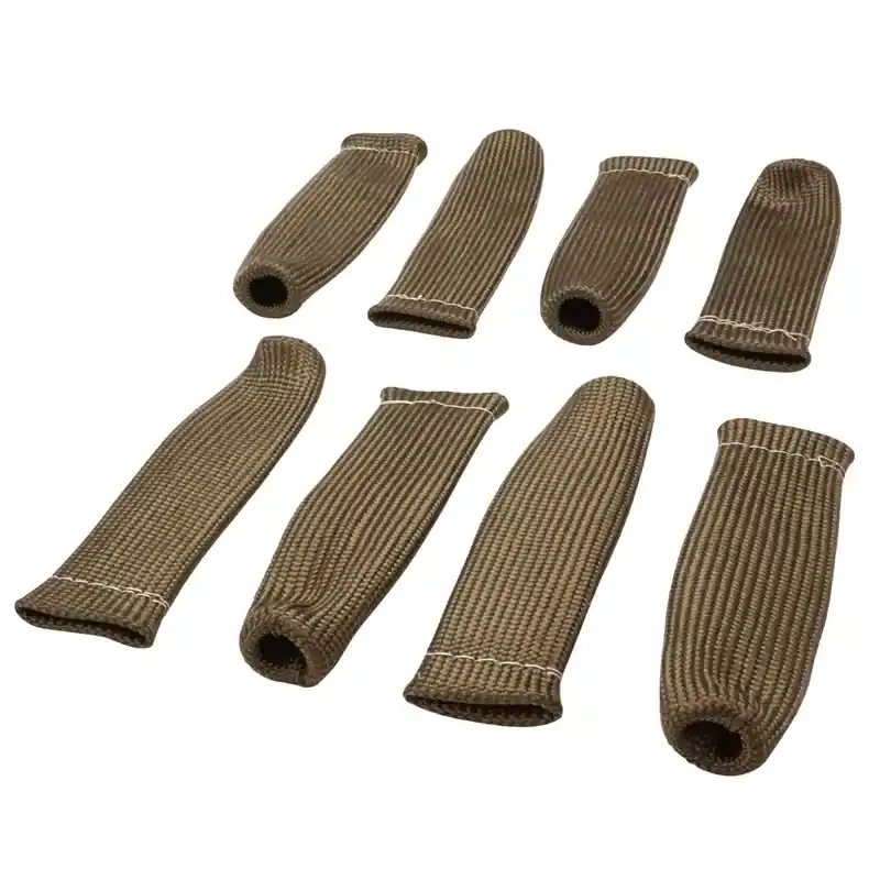 Proflow Spark Plug Boot Heat Shields Lava Rock 640 C Natural 1in i.d 6in Length Set of 8 Professional Grade