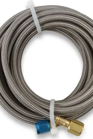 NOS Stainless Steel Braided Hose -4AN 14-foot Blue Stainless Steel Braided Hoses Final Sale