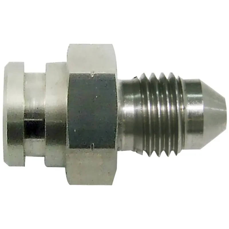 Mega Sale Aeroflow Stainless Steel Female Inverted Flare 19mm Hex w/Ret Clip Recess - M10 x 1.0mm