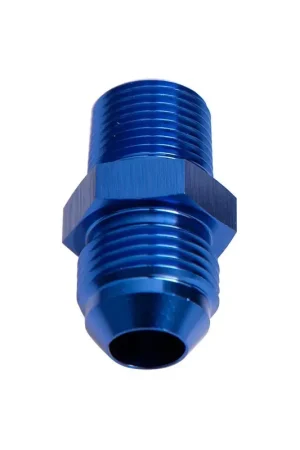 Low Price Aeroflow Straight Male Flare Adapter -6AN to 1/2" NPT - Black