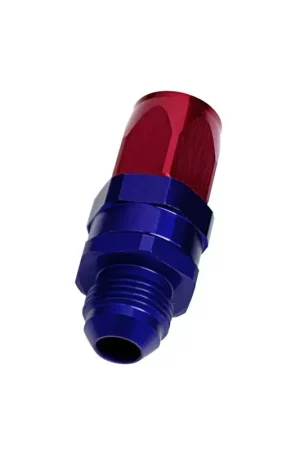 Aeroflow Straight Taper Swivel Hose End Male -8AN to -8AN - Black Get Yours