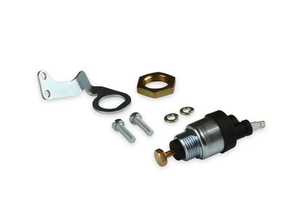 Sale Holley Street Warrior Fast Idle Solenoid and Bracket This throttle solenoid and bracket kit is designed for use on the Street Warrior Carburetors.