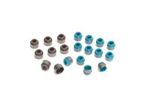 Supertech Subaru EJ25 / Toyota 3SGTE/4AGE/7MGTE 6mm Viton Exhaust Valve Stem Seal - Set of 12 Genuine