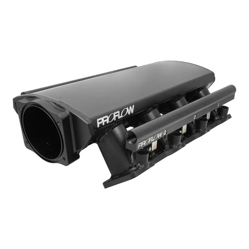Proflow SuperMax EFIintake Manifold Kit Low Profile For Holden Commodore LS3/L92 Fabricated Black w/Fuel Rails 92mm Bore In Demand