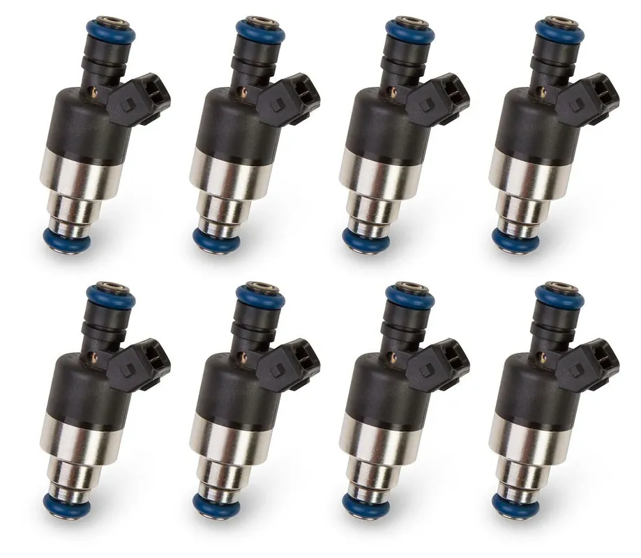 Holley EFI Terminator X Fuel Injectors - Set of Eight Bosch/EV1 - 48 lb/hr - High Impedance Top Rated
