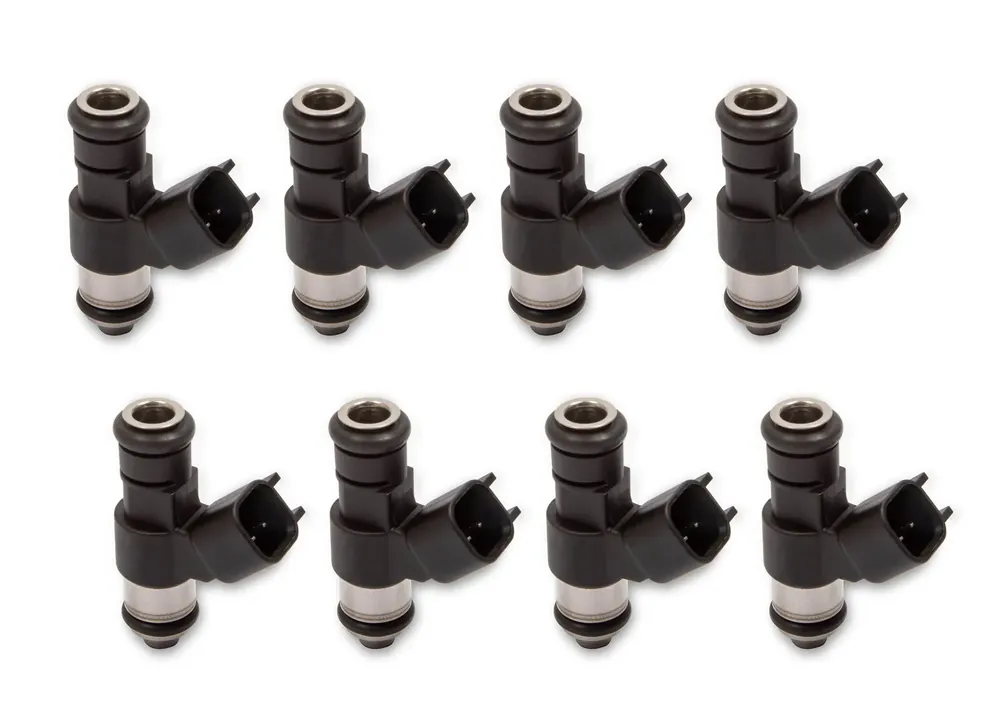 In Demand Holley EFI Terminator X Fuel Injectors - Set of Eight PICO/EV6 - 100 lb/hr - High Impedance