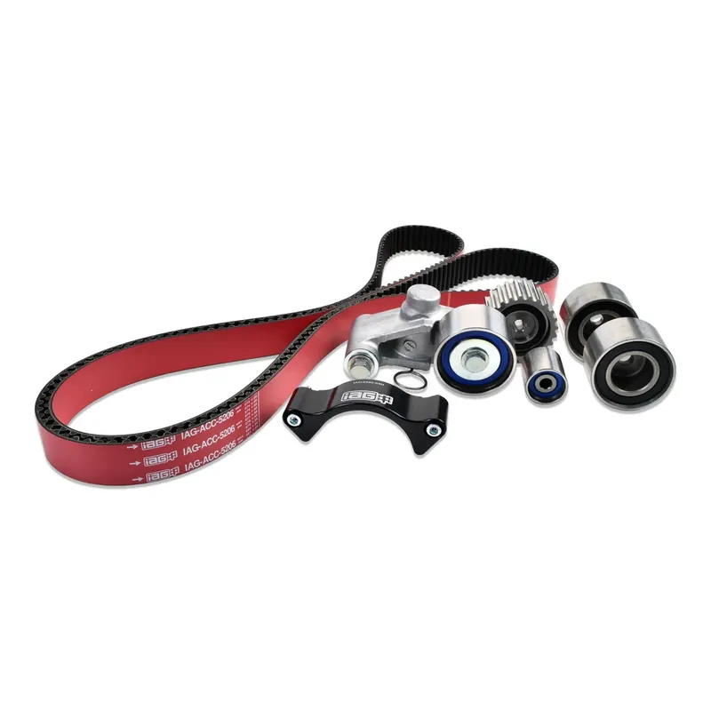 IAG Performance Timing Belt Kit with Red Racing Belt, Timing Guide, Idlers & Tensioner (WRX 02-14/STI 04-21) Reduced Price