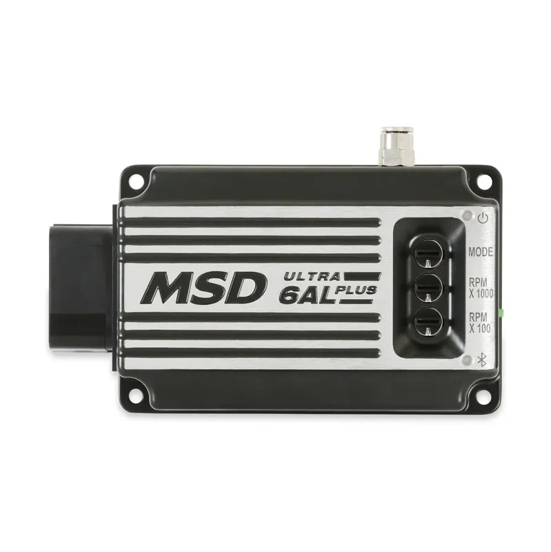 Genuine MSD Ultra 6AL Plus Ignition Control - Black Compact design - full power. Bluetooth service only available within the USA and Canada.