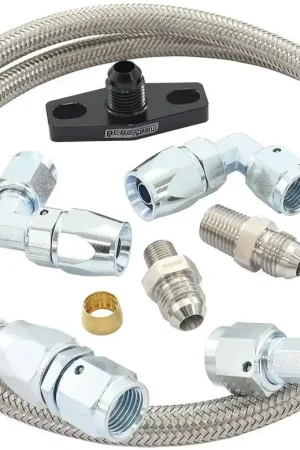 Buy Online Aeroflow Universal -6AN Turbo Oil Line Kit