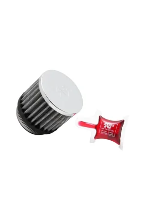 K&N Filters Universal Clamp-On Air Filter - 2.063" ID x 3" OD x 2.5" H - Metal Top Money Back Guarantee