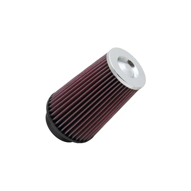 K&N Filters Universal Clamp-On Air Filter - 3.5" ID x 5.5" Base OD x 4" Top OD - Rubber Top Certified