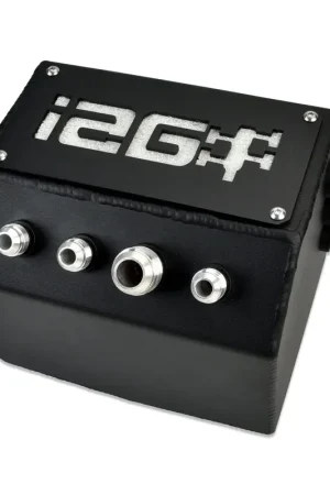 IAG Performance Universal Drag Catch Can - Black Finish Budget