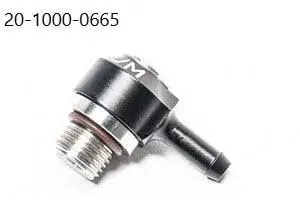 Radium Engineering V2 6AN ORB to 6.5mm Hose Barb Low Profile Swivel Banjo Fitting Same Day Shipping