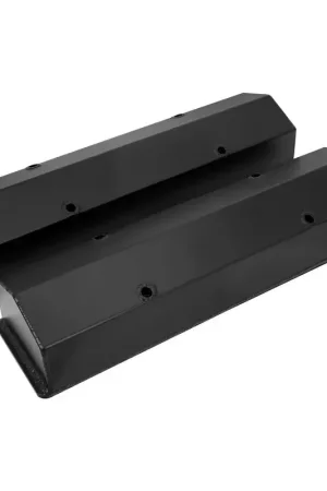 Proflow Valve Covers Tall Fabricated Aluminum Black Powder Coated Chev Small Block Pair Modern