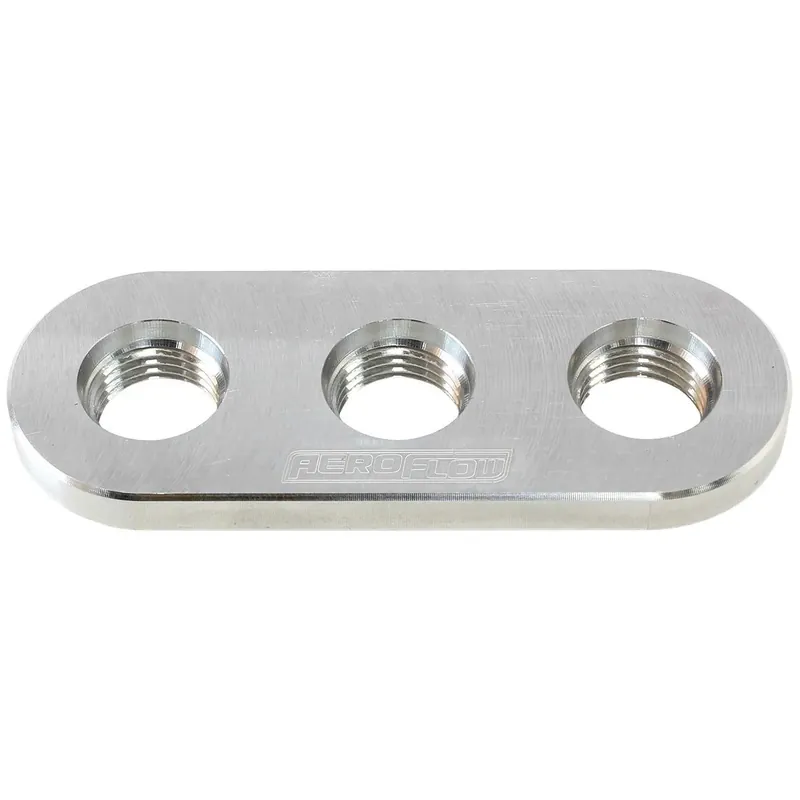 Hot Deal Aeroflow Weld In Alloy Plate with 3 x -6 ORB Female Ports