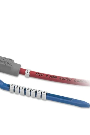 MSD Wire Cylinder Markers - 8.5MM Universal - Ensure Your Plug Wires Are Always In The Right Place Hot Picks