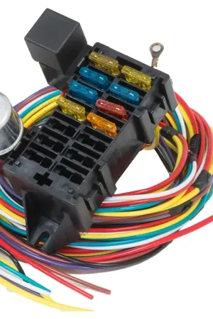 No Minimum Order Proflow Wiring Harness 8-Circuit Dash Ignition Fuse Block Spade Fuse Universal Kit