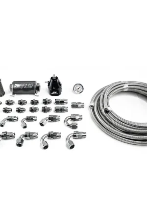 Deatschwerks X2 Series -10AN PTFE Plumbing Kit (Mustang 11-19) Premium
