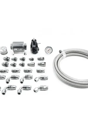 Premium Deatschwerks X2 Series Pump Module -8AN -6AN PTFE Plumbing Kit (Camaro 10-15)