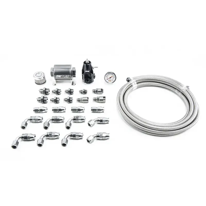 Premium Deatschwerks X2 Series Pump Module -8AN -6AN PTFE Plumbing Kit (Camaro 10-15)