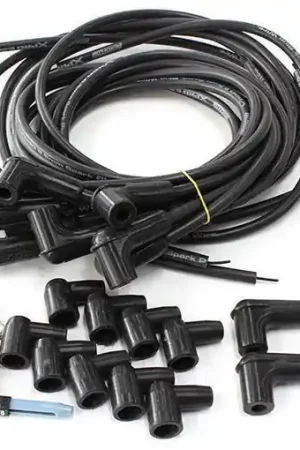 Best Choice Aeroflow Xpro Universal 8.5mm V8 Ignition Lead Set with 90° Spark Plug Boots - Black