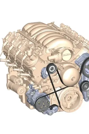 Holley - Black Finish Includes SD7 A/C Compressor, Alternator, P/S Pump, Tensioner, Belt, & Pulleys Wholesale