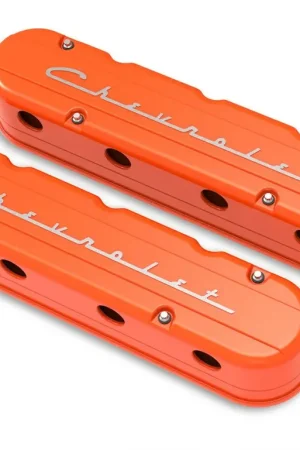 Holley - Gen III/IV LS - Factory Orange Machined Chevrolet Gen III/IV LS - Cast Aluminum - Coil-Mounting Base & Integrated Coil Cover Flash Sale