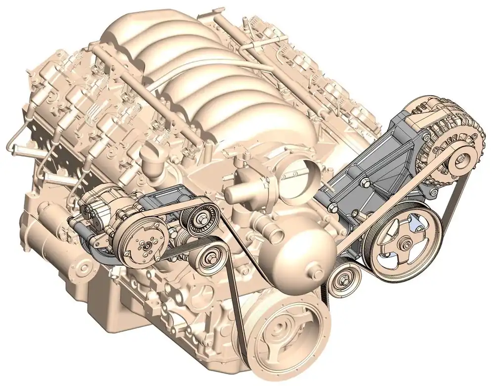 New Arrival Holley - Passenger's & Driver's Side Brackets Polished Polished Alt, P/S & A/C- Fits Sanden SD508 or SD7 Comp.