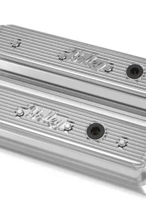 Special Offer Holley - SBC - Center Bolt - Polished Small Block Chevrolet - ZZ6/Vortec - Center Bolt Valve Cover - Emissions Provision