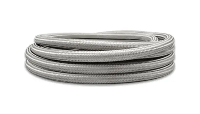 Today Only Vibrant Performance -12 AN SS Braided Flex Hose - 2 foot roll