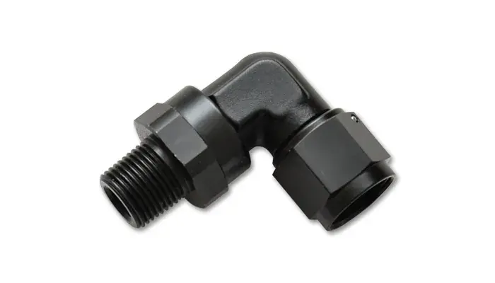 Vibrant Performance -12AN to 1/2in NPT Female Swivel 90 Degree Adapter Fitting Exclusive