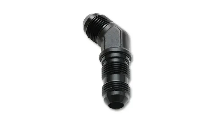 Vibrant Performance -16AN Bulkhead Adapter 90 Deg Elbow Fitting - Anodized Black Next Day Delivery