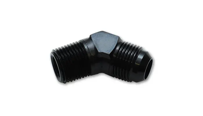 Vibrant Performance -16AN to 1in NPT 45 Degree Elbow Adapter Fitting Flash Sale
