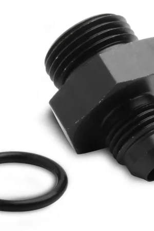 Holley -6 AN Male to 3/4"-16 AN8 O-ring Port Black Anodized. Available for Any Plumbing Situation And Many Custom Applications. Premium