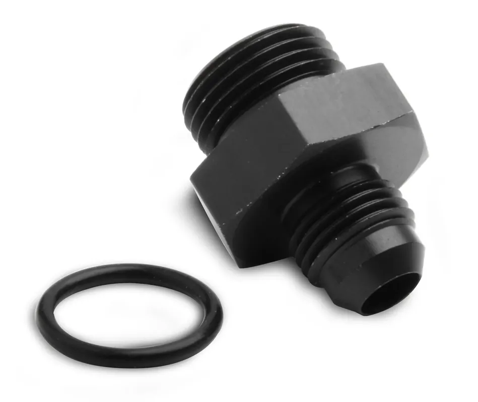 Holley -6 AN Male to 3/4"-16 AN8 O-ring Port Black Anodized. Available for Any Plumbing Situation And Many Custom Applications. Premium